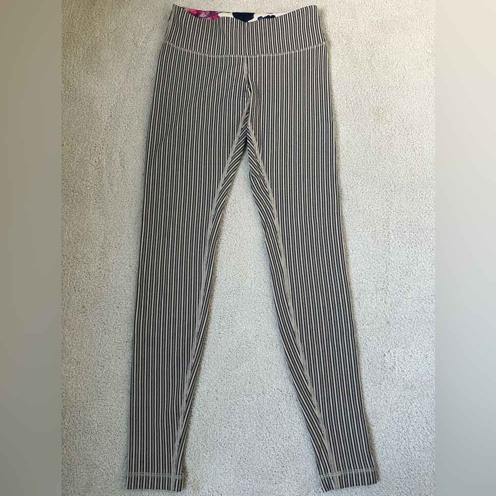 Lululemon Athletica Striped Leggings